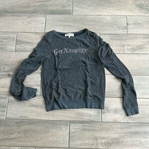 Wildfox get naughty pullover sweatshirt